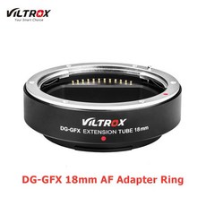 해외배송 정시출고 Viltrox DG-GFX AF 어댑터 링 Fujifilm 50R 용 18mm 연장 튜브 자동 초점 매크, 01 Adapter Ring, 1개