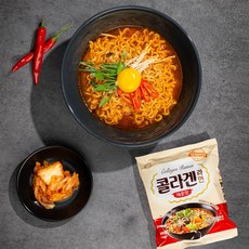 게놈앤내츄럴푸드 콜라겐라면 매운맛 120g, 20개