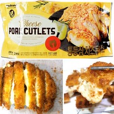 노브랜드 통등심 치즈돈까스 450g [캠핑음식추천 이마트 돈까스 밀키트] 어린이간식, 1개
