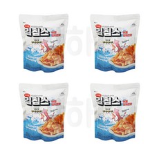 김칩스 해물김치전맛 간식거리 맥주안주, 4개, 40g