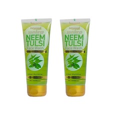 Patanjali Neem Tulsi 페이스 워시 100gm / 3.5액량 온스 - 2개 팩 298726, 100g