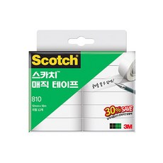 3M)스카치 매직테이프 리필(810R_12×18m)-갑(12개입), 리필 810R-12 (12mm x 18M) 12개입, 1박스