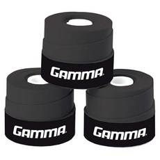 Wilson Gamma 오버그립 그립테이프 3팩 블랙