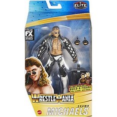 링 사이드 숀 마이클스-WWE Elite Wrestlemania 37 Mattel Toy Wrestling Action Figure, One Color_One Size, 상세 설명 참조0, One Color_One Size