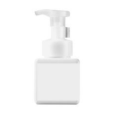 휴대용 폼 병 액체 디스펜서 250ml 빈 펌프 샴푸 병 바디 워시 로션 페이스 깨끗한 크림 욕실 용품, 하얀색, 1개
