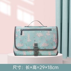 차량용기저귀갈이대 기저귀 휴대용 갈이대 차량용 매트 패드 기저귀갈이대, 파란토끼