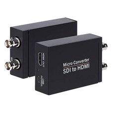 AnberTech SDI to HDMI 컨버터 오디오 디임베더 지원 3GSDI HDSDI SDSDI 자동 포, 1개