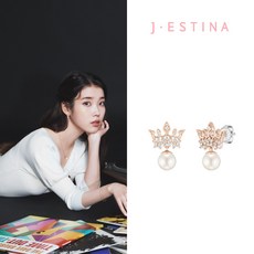 제이에스티나 여성용 TIARA 귀걸이 JJLJEI1BS309SR000 + 쇼핑백