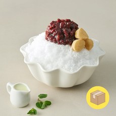 [업체발송] 흥국에프앤비 스노우빙 눈꽃 밀크, 24개, 300g
