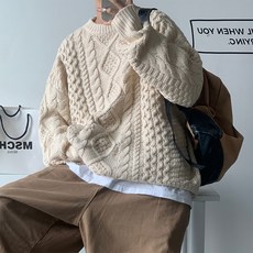 빈티지 레트로 꽈배기 니트 MN232