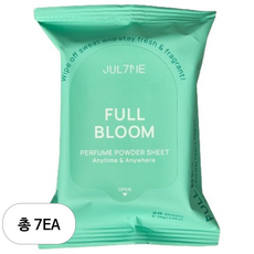 줄라이미 퍼퓸 파우더 시트 풀블룸 20매입, 20g, 7개