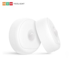 샤오미 Yeelight 건전지 필요없는 충전식 자동 센서등 120일 사용가능, 2개