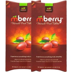  임베리 미라클 후르츠 타블렛 10정 2팩 mberry Miracle Fruit Tablets, 1개, 상세참조 