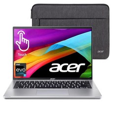 Acer Swift Go 인텔 Evo 얇고 가벼운 프리미엄 노트북 14인치 1920x1200 100% sRGB 터치 스크린 디스플레이 인텔 코어 i7-1355U 인텔 아이리스 Xe