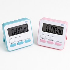 브리사 디지털 쿠킹 타이머 자석 주방 무소음 SP-CT02, 블루+AAA건전지2개, 1세트