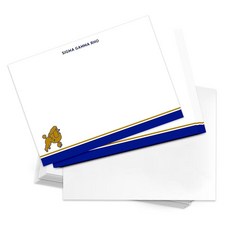 Desert Cactus Sigma Gamma Rho 노트 카드 SGRhos Poodles Divine 9 문구 인쇄 용지 10팩 봉투 메모 파티 감사 포함 디자인 C 23106