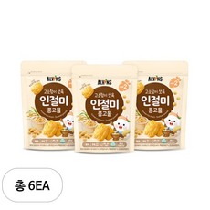 엘빈즈 고소함이 쏘옥 인절미과자, 콩고물, 6개, 30g