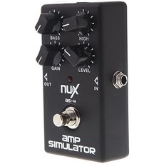 브랜드 : Guitar Effect Pedal AS-4 Mini Guitar Distortion Effect Pedal Guitar Amplifier Simulator Bo, One Color