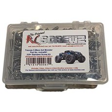 Traxxas 4x4 Monster Truck 77076-1과 호환되는 RCScrewZ 스테인레스 스틸 나사 키트 tra061, 단색_One Size, 단색_One Size, 단색
