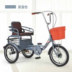 성인용 접이식 세발 전기자전거 소형 미니 라이딩 사은품 7종 8암페어 2인승 35km48V 상품 이미지