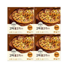 CJ 고메 클래식 불고기 피자 405g, 4개