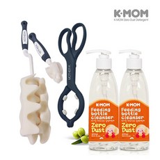 마더케이 젖병세척세트( 젖병세정제 2개+젖병세척브러쉬2종+ 젖병집게), 1개