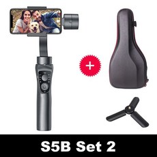 KEELEAD S5B 3 축 짐벌 안정기 줌 컨트롤 iPhone 11 용 핸드 헬드 스마트 폰 삼성 S8 Xiaomi Huawe Go Pro, 02 Set 2_01 폴란드