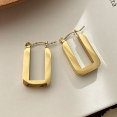 사각링귀걸이