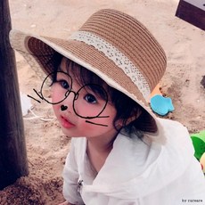 여아밀짚모자