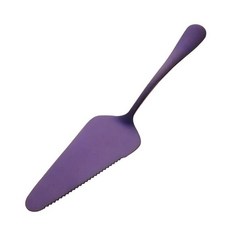 케이크 삽 피자 커터 주방 베이킹 도구 톱니 모양 가장자리 서버 치즈 디저트 뒤집개, 6. Dark purple-1 Pcs