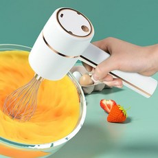 무선 휘핑기 전동 베이킹 머랭 믹서 생크림 가정용 계란 반죽기