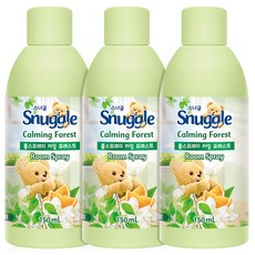 스너글 룸스프레이 카밍 포레스트 리필, 150ml, 3개