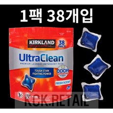 커클랜드시그니춰 울트라클린 캡슐세제, 38개입, 3개