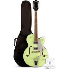 Gretch G5420T Electromatic Classic Hollow Body 싱글 컷 with Bigsby Two Tone Anniversary Green Electri - g5420