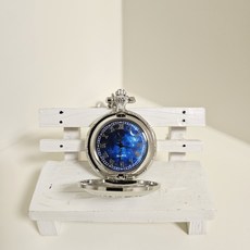 우주 은하수 달 별 명화 그림 회중시계 목걸이시계 포켓워치 인테리어 장식 소품