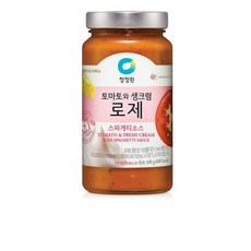 청정원 토마토와생크림 로제 스파게티소스, 350g, 9개