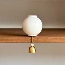 달항아리 도어벨 현관종 문종, 백자(도어벨)