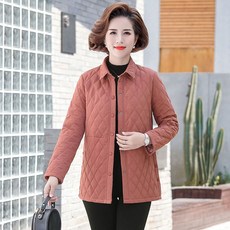 WHR 패딩점퍼 겨울 중년여성 엄마 숏 퀼팅 누빔 너무편한 보온 자켓 마담옷 빅사이즈 40대 50대 60대