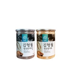청정태안 김명월 청국장가루 검정콩 500g + 흰콩 500g, 1세트