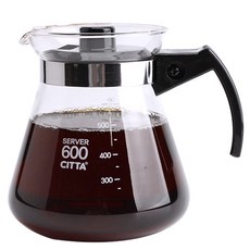 커피 서버 600ml(카페 이탈리아 고급 유리