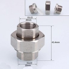스텐파이프부속 12 34 BSP 암수 스레드 티 타입 감소 스테인레스 스틸 팔꿈치 버트 조인트 어댑터 커플러 배관 피팅, [17] 스텐파이프부속 17, 1개