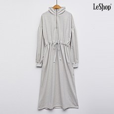 르샵 반집업 허리 끈 데일리 심플 롱 원피스 DO1OW038A