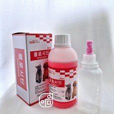 클로시딘 250ml(+100ml 투약병) 알파헥시딘 강아지 고양이 소독약 링웜 턱드름, 1세트