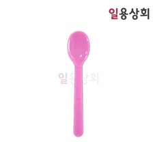 [ILYONG] 일회용 빙수 아이스크림 스푼 TY 124mm 벌크포장 4000개 분홍, 1개