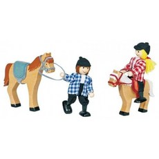 굽힘 인형 세트 "마라 &amp; 마리스" 2 말 + 2 라이더, 단일옵션