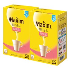 맥심 모카골드 라이트 200T, 11.8g, 100개입, 2개