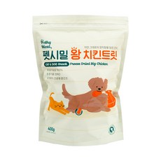 펫시밀 대용량 왕치킨트릿 동결건조 강아지 고양이 간식, 1개 - 펫시밀