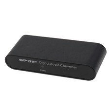 FWT 디지털 광섬유 분배기 1in 2Out Optic S / PDIF Toslink 오디오 컨버터, 1개