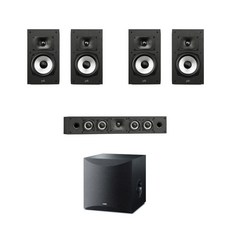 폴크오디오 Monitor XT20 5.1채널스피커(XT20XT35SW100), 블랙, 블랙