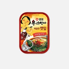 샘표 우리엄마 깻잎 매콤한맛, 70g, 30개